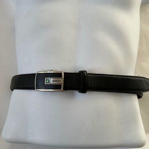 Icinoo Collection Belt Black Slide Through Latch Release No Holes